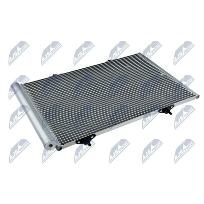 Imagen de NTY CCS CT 015 Condensador con secador Aluminio 557 R 134 a CITROËN: C3 II, C4 II Cactus, C2 Hatchback, PEUGEOT: 208 I 207 Hatchback