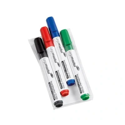 Imagen de Legamaster 7 110594 Pack de 4 rotuladores fácil borrado, multicolor