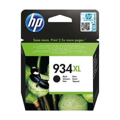 Imagen de HP 934XL C2P23AE, Negro, Cartucho de tinta Alta Capacidad Original, compatible con impresoras inyección OfficeJet 6820; Pro 6230, 6830