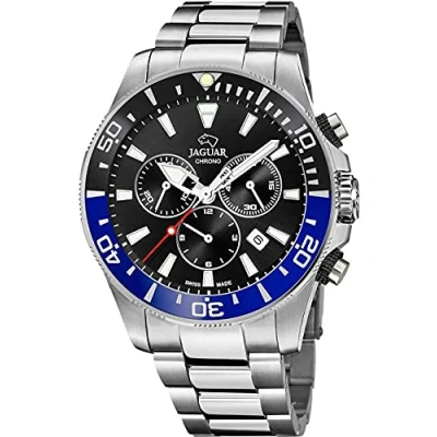 Imagen de JAGUAR Reloj Modelo J861/7 de la colección Executive, Caja 43,5 mm Negro con Correa Acero para Caballero