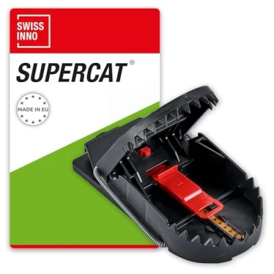 Imagen de SWISSINNO Trampa de Ratas SuperCat PRO. Fabricado en Europa Diseño único y eficiente. X1