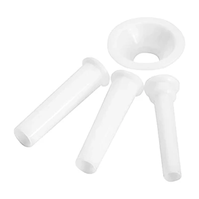 Imagen de Westmark Set de Embudo llenado salchichas, 4 piezas, ø 1.5 cm, 2.0 cm y 2.3 , Accesorios para la picadora 97502260/Gr. 5, Plástico, Blanco, 14932230
