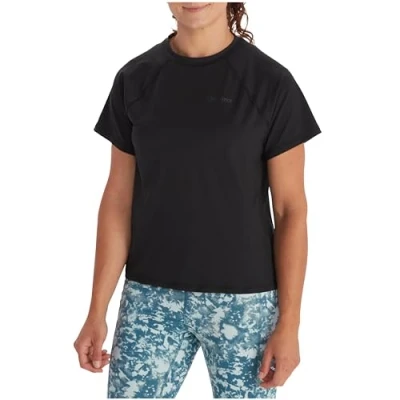 Imagen de Marmot Wm&#039;s Windridge SS, camiseta funcional transpirable, de deporte manga corta, fitness secado rápido, Mujer, Black, L