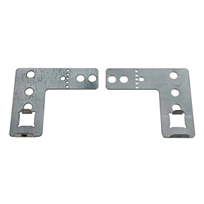 Imagen de Paxanpax PLD1587 Kit de fijación soporte lavavajillas compatible con BSH Bosch, Neff, Siemens (00165778), color plateado