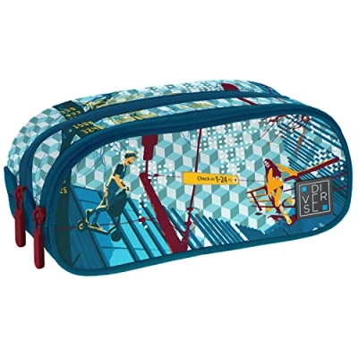 Imagen de Grafoplás Diverse, Follow Me, Accesorio De Viaje Billetera Unisex Niños, Multicolor, 24 5x9 5cm