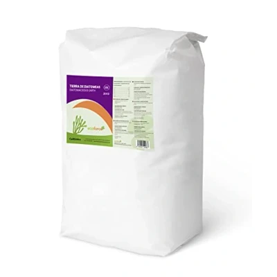 Imagen de CULTIVERS Tierra de Diatomeas Micronizada 20 kg. 100% Natural y Ecológico. No calcinada alta pureza, sin tratamientos ni residuos. Grado alimenticio E55IC