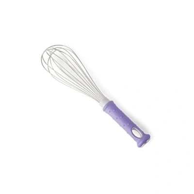 Imagen de Lacor 61591 Batidor FIBREGLASS, Varillas Acero Inoxidable 18/10, Mango Ergonómico con Fibra de Vidrio, Color morado, Antialérgico, 30cm, Apto para el Lavavajillas