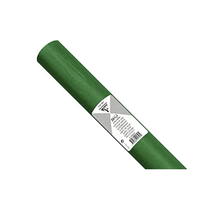 Imagen de Clairefontaine Maildor Rollo de papel seda (50 x 70 cm, 24 hojas Meadow Green, crepé, 0,75 0,5 m)
