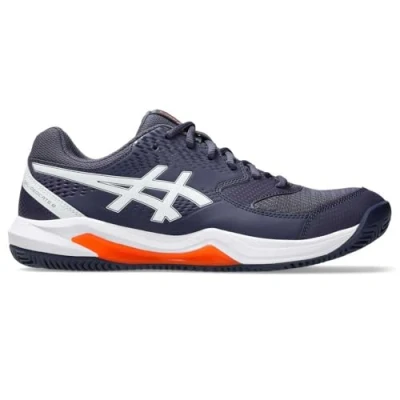 Imagen de Asics Geldedicate 8 CLAY Zapatillas de tenis para tierra batida, Hombre, Talla: 46.5, Indigo fog/white Piel imitación/tela