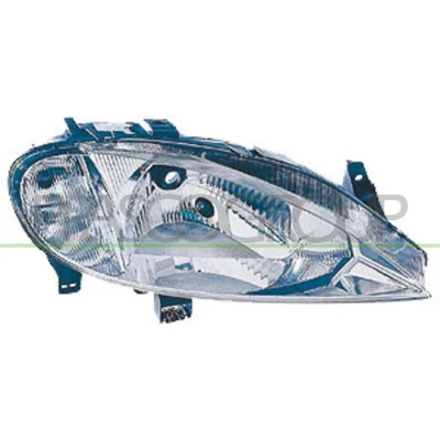 Imagen de PRASCO RN0274603 Faros derecha H4 blanco con luz intermitente para circulación por la portalámparas sin servomotor reg. alcance luces