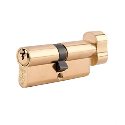 Imagen de YALE PKMY3030PB Cilindro Doble Europeo de 1 Estrella, 3 Llaves Incluidas, Alta Seguridad, Embalaje Visi, Apto para Todo Tipo Puertas, latón, 30:10:30 (70 mm)
