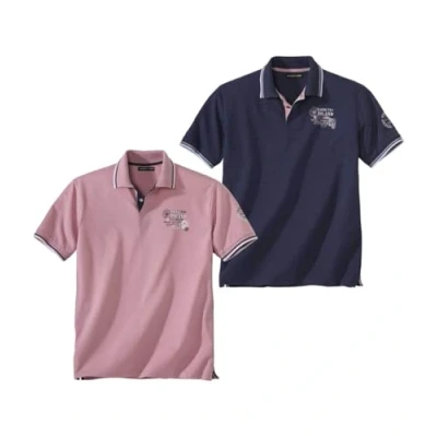 Imagen de ATLAS FOR MEN Lote de 2 Polos Summer Island 3XL