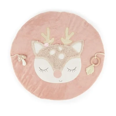 Imagen de BIECO Manta de Gateo para bebé, diám. 70cm, diseño Ciervo, Juegos Bebes Bebe Alfombras Alfombra