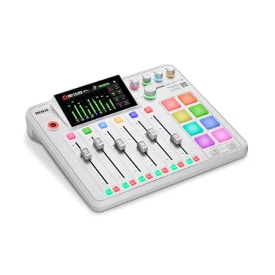 Imagen de RØDE RØDECaster Pro II Solución de Producción Todo en Uno para Podcasting, Streaming, Musical y Creación Contenidos (Blanco)