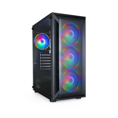 Imagen de TOOQ Caja Semitorre Gaming Ragnärok, Negra Negro