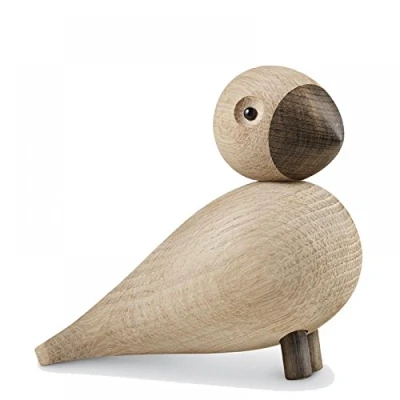 Imagen de Kay Bojesen Alfred Figuras de pájaros cantores 15,5 cm Decoración navideña, Madera