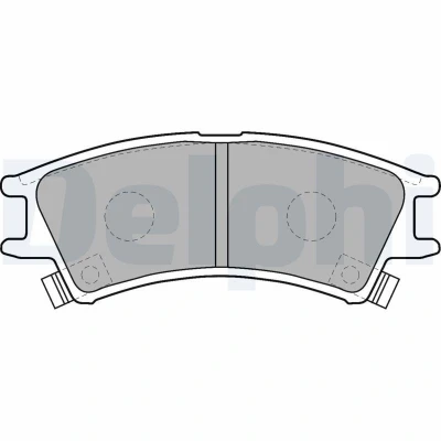 Imagen de DELPHI LP1502 Juego de pastillas freno con avisador acústico desgaste sin chapa antichirridos accesorios HYUNDAI: Atos