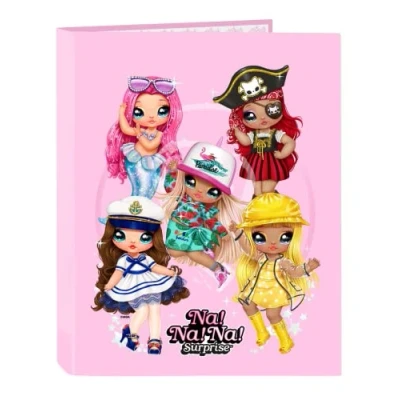 Imagen de Carpeta con Folios 4 Anillas de Nanana Sparkles, 265x330 mm
