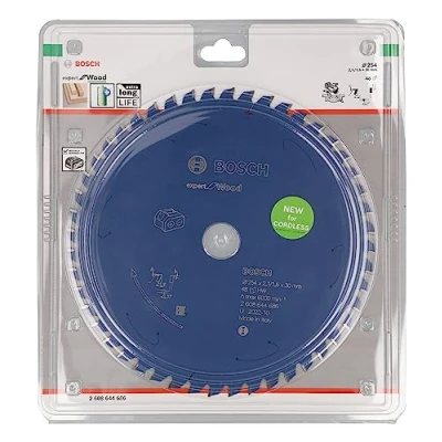 Imagen de Bosch Professional 1x Disco de Sierra Circular Expert for Wood (para Madera, Ø 254 x 2,1/1,6 30 mm, 48 Dientes, Accesorio sin Cable)