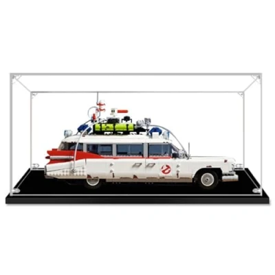 Imagen de vitrina acrílica para Lego 10274, transparente a prueba de polvo 10274 Cazafantasmas (no incluida en el modelo)(2mm)