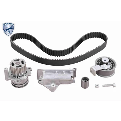 Imagen de VAICO V10 50110 BEK bomba de agua + Kit Distribucion con amortiguador tensado, rodillo tensor 120 AUDI: A4 B6 Avant