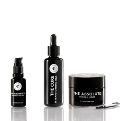 Imagen de COCUNAT Pack Ritual Facial Antiedad Crema, Sérum y Contorno de Ojos para Tratar los Signos la Edad Efecto Lifting Manchas Ácido Hialurónico Retinol Like 20 ml, 10 50 30 ml