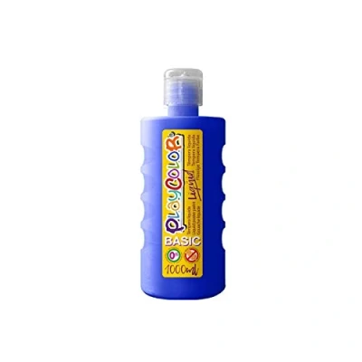 Imagen de Playcolor Liqüid Basic 1000ml azul oscuro Tempera 19571
