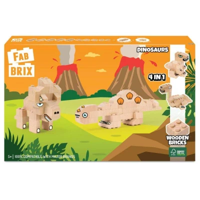 Imagen de Fab BRIX Dino Park(118 bloques de madera FSC )