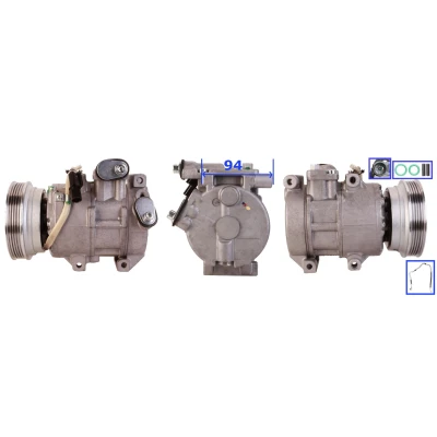 Imagen de Compresor, aire acondicionado ELSTOCK 51 0766