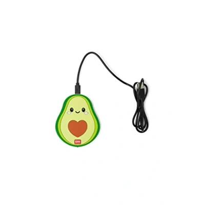 Imagen de Legami Super Fast VWCHAR0001 Cargador inalámbrico para Smartphone, Multicolor (Aguacate)