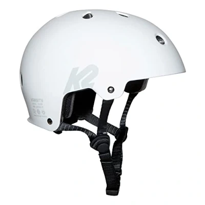 Imagen de K2 Skates Varsity Casco, Unisex Adult, Blanco, S (48 54 cm)
