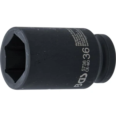 Imagen de BGS 5736 Llaves de vaso impacto hexagonal, largo entrada 20 mm (3/4&quot;) 36