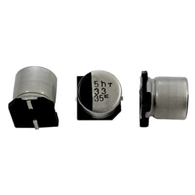 Imagen de Condensador Elko 20x radial 33µF 35V electrolítico SMD hasta 125C 33uF de Elna