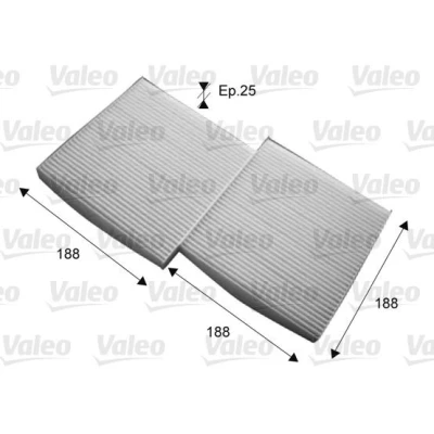 Imagen de VALEO CLIMFILTER COMFORT 715714 Filtro de habitáculo partículas 188 25 BMW: X3, X4
