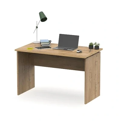 Imagen de MUEBLES PITARCH Mesa Despacho, Oficina, Escritorio, de Ordenador o Estudio, Roble Gold, 76x120x68cm (Alto x Ancho Fondo) Moderna Modelo Teide