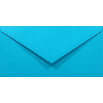 Imagen de Netuno 50x largos sobres azules DIN DL 110x220mm 80g Rainbow con solapa engomada puntiaguda sin ventana americanos para invitaciones Navidad tarjetas boda cartas facturas vales fotos folletos regalos