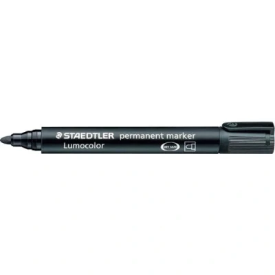 Imagen de STAEDTLER LUMOCOLOR Permanent Marker, Schwarz