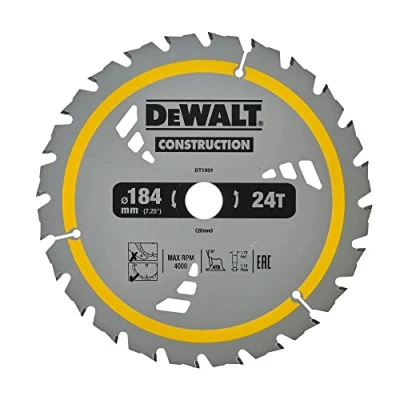 Imagen de DeWalt Sierra circular, 1 pieza, Plata; Amarillo; negro, dt1951 de QZ