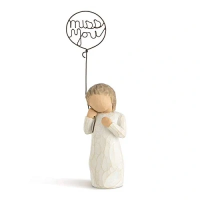 Imagen de Willow Tree Figura de niño con Mensaje Te Echo Menos, Home Deco, Enesco
