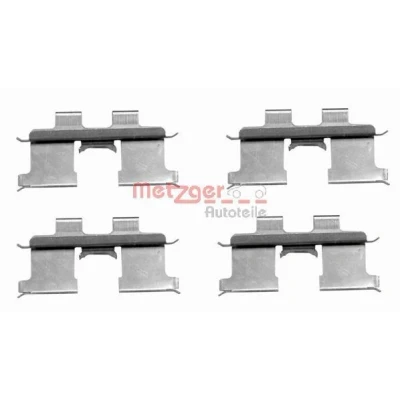 Imagen de METZGER 109 1667 Kit de accesorios, pastillas frenos SSANGYONG: Rexton / 2, Musso SUV, Korando II HYUNDAI: Tucson, Getz, Sonata V