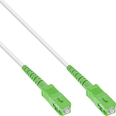 Imagen de InLine LWL Simplex Cable FTTH, SC/APC 8 a 8, 9/125µm, OS2, diferentes longitudes, 0,5 m