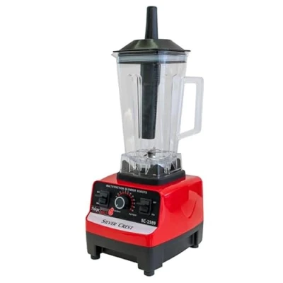 Imagen de FfiMe batidora de encimera Profesional 4500 W, eléctrica 8 litros y 15 velocidades con 6 Cuchillas Acero Inoxidable para Batidos Batidos, Viene 70 oz. Contenedor 2 Vasos