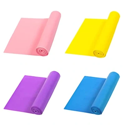 Imagen de CLDURHGE Bandas Elasticas Musculacion, Resistencia Theraband, de Ejercicios Cadera para Yoga, Pilates, Entrenamiento Fuerza, Fisioterapia