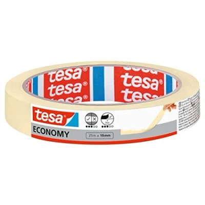 Imagen de tesa Cinta de Pintar ecoLogo UNIVERSAL Pintor, Removible Sin Residuos hasta 4 Días Después, Disolventes Estrecha, 50 m x 19 mm