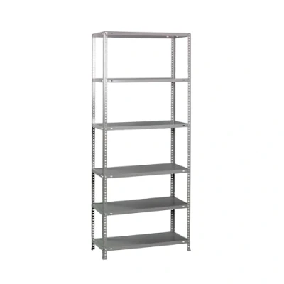 Imagen de SimonRack Estanteria Metalica 6 Baldas Ajustables, 100 kg de Punto Flexión, 2000x1000x400 mm, Con Tornillos, Estantería Almacenaje, Gris Comfort