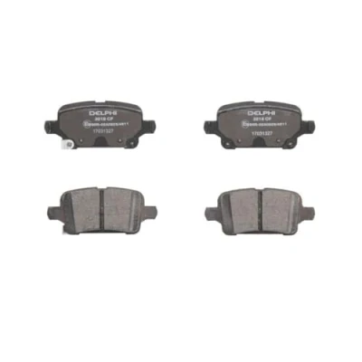 Imagen de DELPHI LP3218 Juego de pastillas freno con avisador acústico desgaste Chapa antichirridos sin accesorios OPEL: Astra K Hatchback