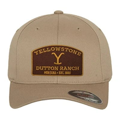 Imagen de Yellowstone Licenciado Oficialmente Flexfit Cap (Caqui), Large/x Large