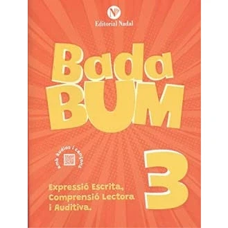 Imagen de Badabum 3. Quadern de comprensió lectora I auditiva. Ed. Primària (BADABUM COMPRENSIO LECTORA, AUDITIVA E)