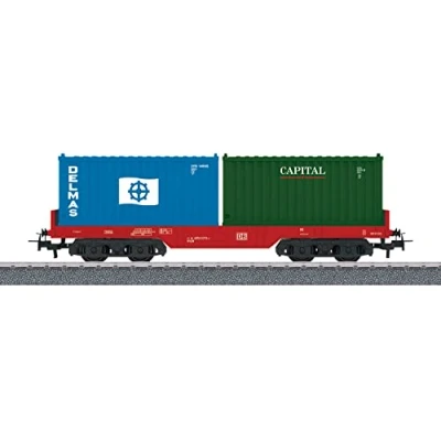 Imagen de Märklin Start up Carrito portacontenedores, Color Escala h0. (44700)