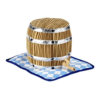 Imagen de Widmann 0064D Sombrero barril de cerveza, fiesta la Baviera, sombrero, tocado, accesorio, carnaval, temática